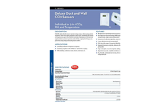 Duct CO2 Sensors Deluxe CDLSXX Datasheet