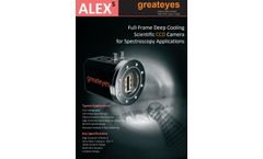 Greateyes Alexs - Model 2048 512 - Highly Sensitive Cooled Camera  - Brochure