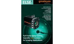 Greateyes ELSEi - Model 2048 2048 - Highly Sensitive Cooled Camera - Brochure