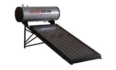 LuckySolar - Model JXFPC-X - Compact Flat Plate Solar Water Heater