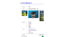 hSP - Helier Structured Packing Bed Datasheet