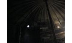 BioGas Digester - Inspection Inside a Biogas Tank with Helixor Video