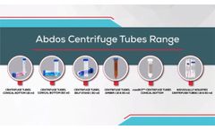 ABDOS CENTRIFUGE TUBES & TRACE METAL FREE TUBES ! - Video