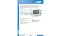ICMA - Model P413 - Electronic Radio Frequency Chronothermostat - Brochure