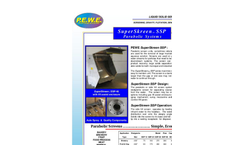PEWE SuperSkreen - Model SSP Series - Parabolic Screen Unit - Brochure