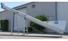 PEWE AugerConveyor - Model AC - 6" to 12" Shaftless Screw
