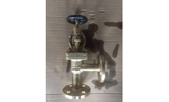 Kowo - DIN Brozne Angle Valve