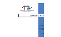 Randolph - Model 800 Series - Peristaltic Fluid Pump - Operations Manual