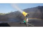 Hennlich - Model HE70 – Throw Range of up to 70 m - Dust Control Mist Cannon