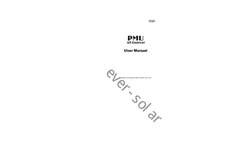 Zeversolar - Version ZeverCloud - PV Plant Monitoring Software Brochure