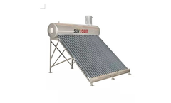 Sunpower - Copper Coil Powerful Evacuated Tube Solar Water Heater