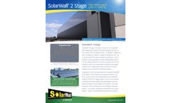 SolarWall - 2-Stage High Performance Solar Air Heating System -  Brochure