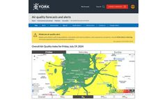York air quality forecasting and alert service