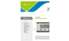 Contrec - Model 114D - Frequency/Pulse Input Batch Controller Brochure