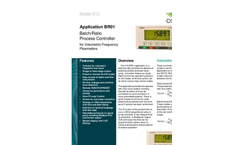 Contrec - Model 515 – BR01 - Batching Ratio Controller Brochure