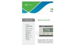 Contrec - Model 214D - Pulse/Frequency Input ATEX Batch Controller Brochure