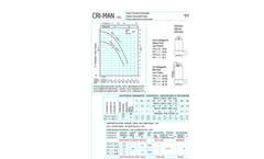 Cri-Man - Model PTS 40 Series - Submersible Chopper Pump - Brochure