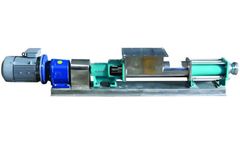 Flosys - Model FSH/W Series - Progressive Cavity Pump for Wide Throat Chemical Pump