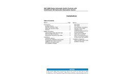 6800 Series Automatic Switch Controls Instruction Sheets- Brochure