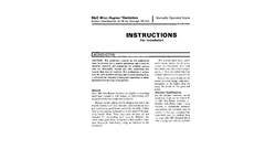 Mini-Rupter® Switches Instruction Sheets- Brochure
