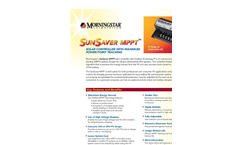 Morningstar - Model TriStar MPPT 600V - High Voltage Charge Controller - Brochure