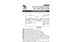 Smith-Blair - Model 221 - Full Circle Repair Clamp - Brochure