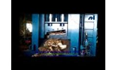 Box Shear/Scrap Shear And Baler for Scrap Processing - Video