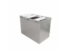 Canaan Site Furnishings - Model CRC-792 - Commercial Stainless Steel Recycling Bin