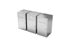 Canaan Site Furnishings - Model CRC-707N - Outdoor Recycling Bin for Indoor and Outdoor Use