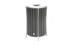 Canaan Site Furnishings - Model CAY-133 - Park Commercial Trash Bin