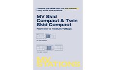 Power Electronics - Model MV SKID - Compact Solar Inverter Datasheet