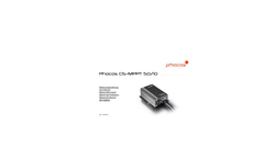Phocos - Model CIS-MPPT (10 A) - Solar Charge Controller - Manual