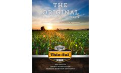 Tessenderlo-Kerley - Model (12-0-0-26S) -Thio-Sul - Ammonium Thiosâ€‹ulfate Liquid Fertilizer-  Brochure
