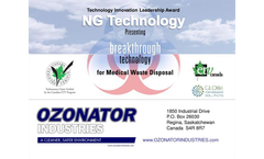 OZONATOR NG-3000 Technical Presentation - ETV Certification 2016 Brochure
