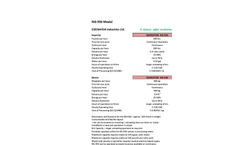 OZONATOR NG-550 model Specs Imperial/Metric Brochure
