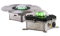 Orga - Model L85EX-G-xxx - Explosion Proof Green LED Helideck Perimeter Light