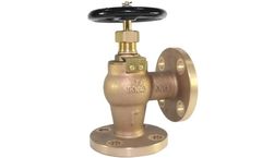 O.S.K. - Model JIS F7304 - Marine Bronze Angle Valve 16k