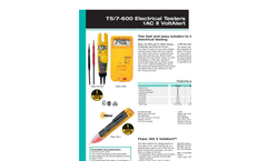 Electrical Tester Fluke T5-1000- Brochure