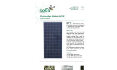 Photovoltaic Module SV72P