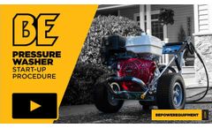 Pressure Washer Start up Procedure - Video