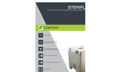 Steriflash - Model ST 30 - On-Site Medical Waste Treatment System Brochure
