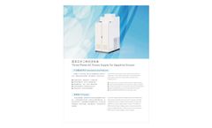 Injet - Three Phase AC Power Supply Unit Brochure