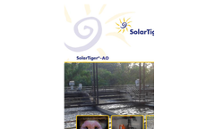 SolarTiger - Model AO - Sewage Sludge Drying Technology - Brochure