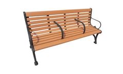 Sunperk - Model SPB-060 - Commercial Recycled Plastic Park Bench