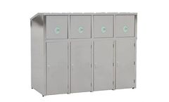 Sunperk - Model SS4-110S - Stainless Steel Recycling Station