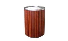 Sunperk - Model SPT-206 - Commercial Outdoor Trash Receptacle