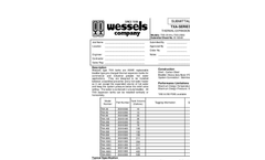 Wessels - TXA Series (ASME) - Thermal Expansion Bladder Tanks Brochure