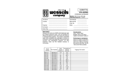 Wessels - Model NTA Series: - Expansion Diaphragm Tanks Brochure