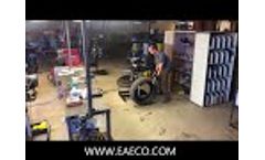 Truck Tire Sidewall Remover Processing 80 tires per hour! Video