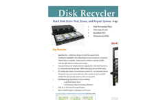 Disk Recycler Rack System Brochure